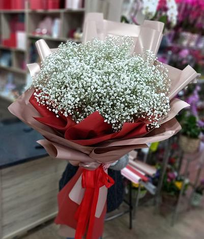 Букет цветов из: Гипсофила в Трехгорном
