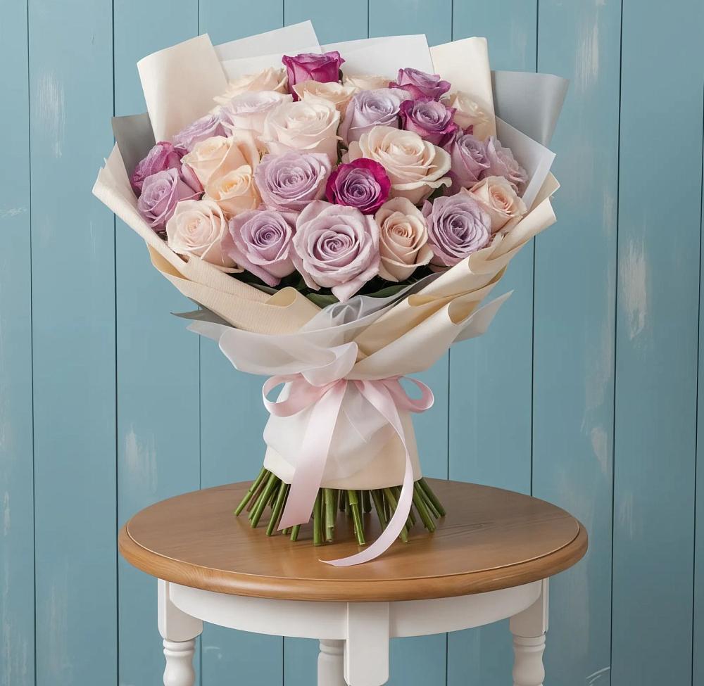 Букет цветов из: Розы в Трехгорном