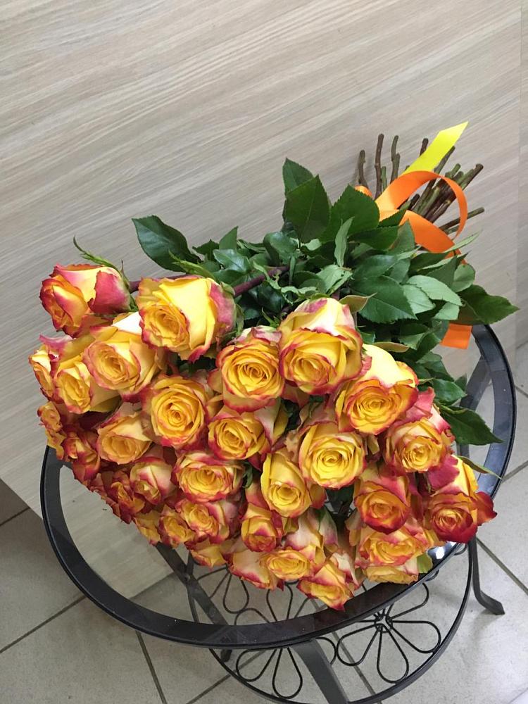 Букет Желтые розы в Трехгорном