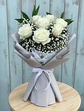 Букет цветов из:  Розы #REPLACE_PRED# Трехгорном