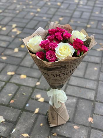 Букет цветов из: Розы в Трехгорном