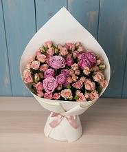Букет цветов из:  Розы #REPLACE_PRED# Трехгорном